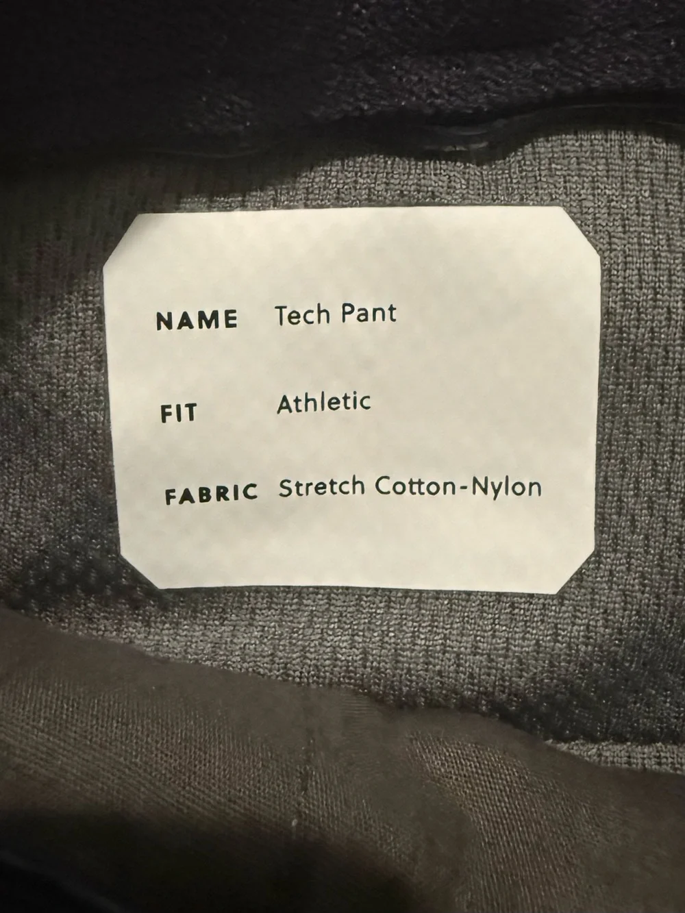 J. Crew Men's Charcoal Gray Athletic Tech Pants w/Stretch 30x30